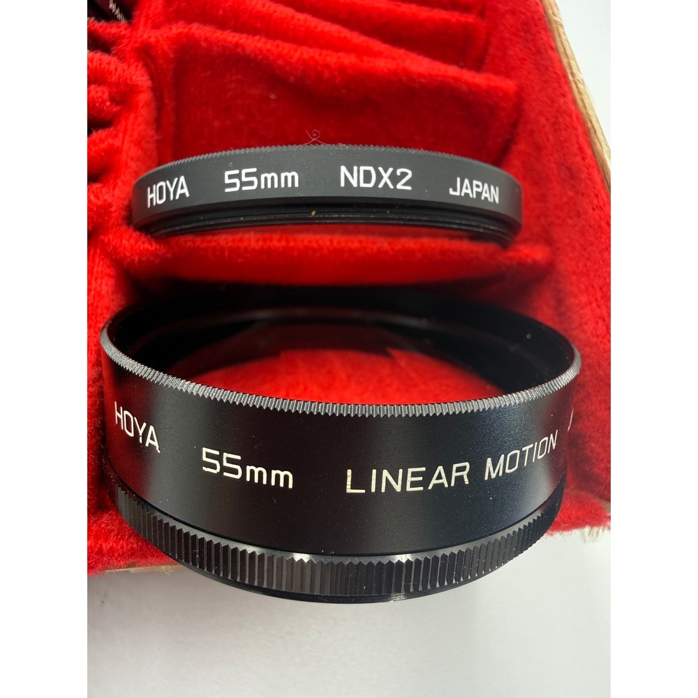 Hoya 55mm NDX2 Neutral Density Lens Filter‎ Linear Motion Japan Black